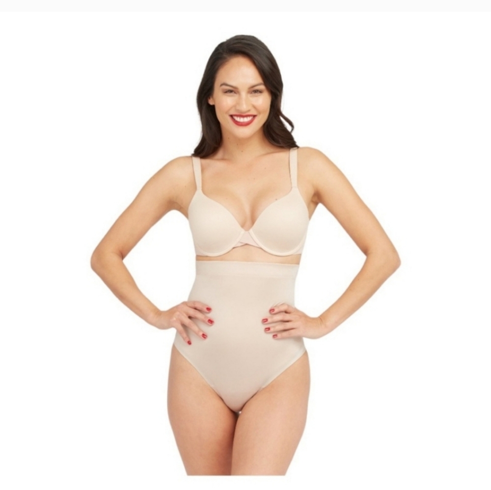 NWOT...SPANX Women's Tan Shapewear Bodysuit